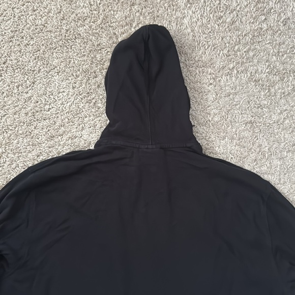 EUC Men’s Champion Black/White Script MidWeight Hoodie in Size 2XL - Picture 8 of 9